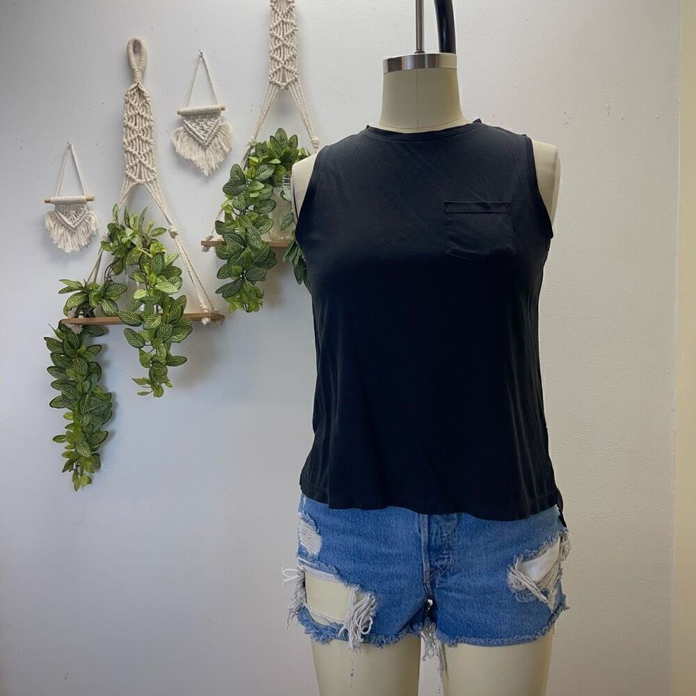 A New Day Sleeveless Black Tank